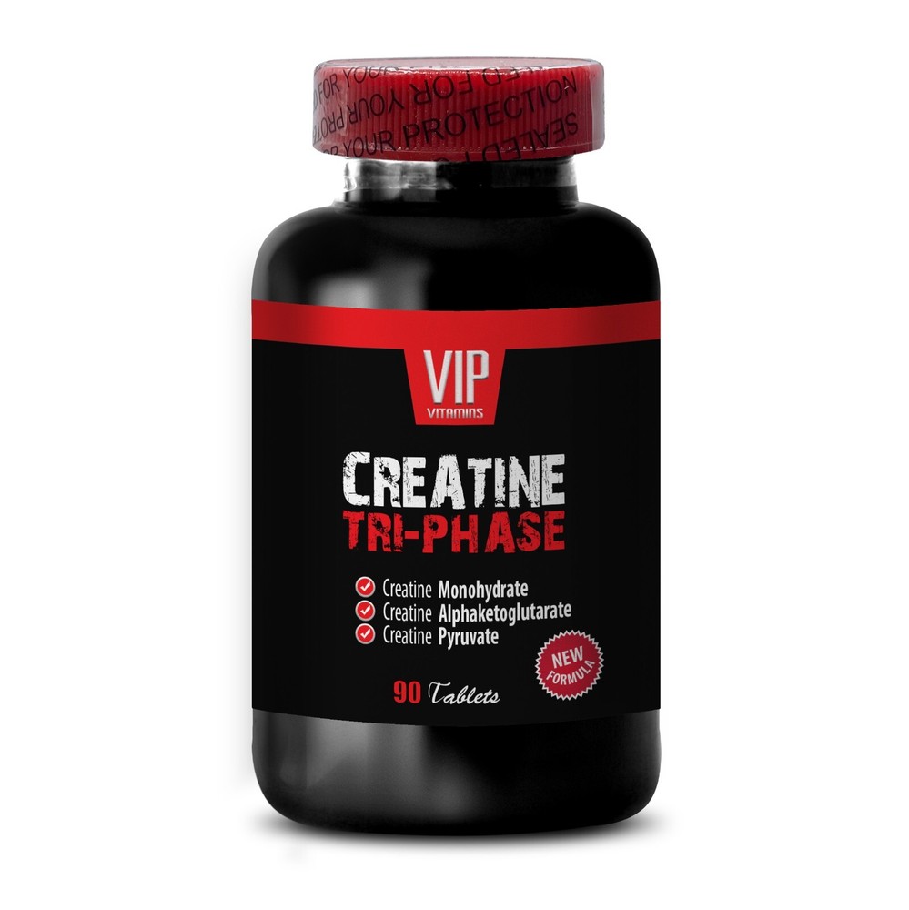 creatine Pyruvate tablets - Creatine Tri-Phase - workout energy supplement 1B