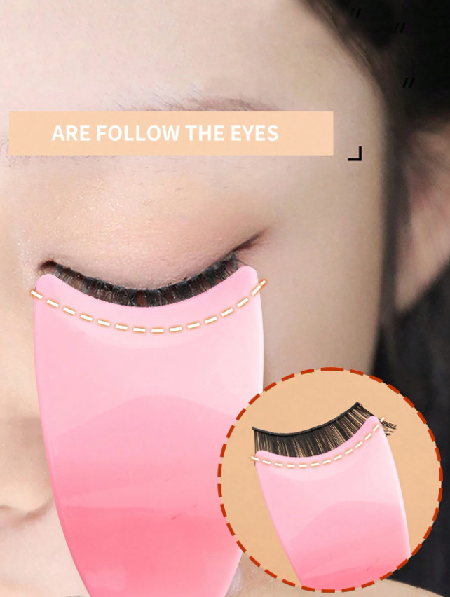 3pc Plastic False Eyelash Applicator Clip - Easy Adhesive Tool for Beginners-NEW