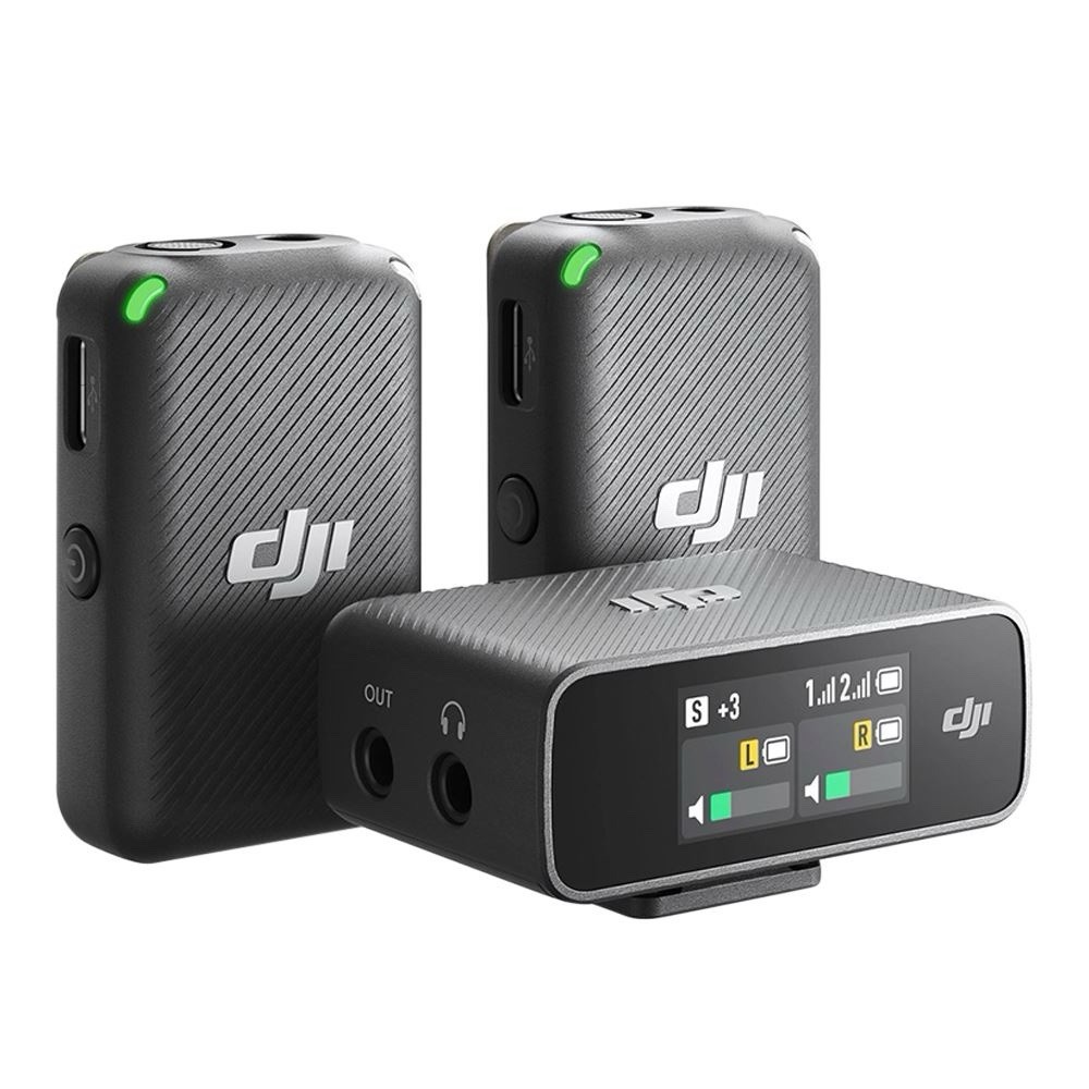 NEW DJI Mic Dual-Transmitter Compact Digital Wireless Microphone System/Recorder