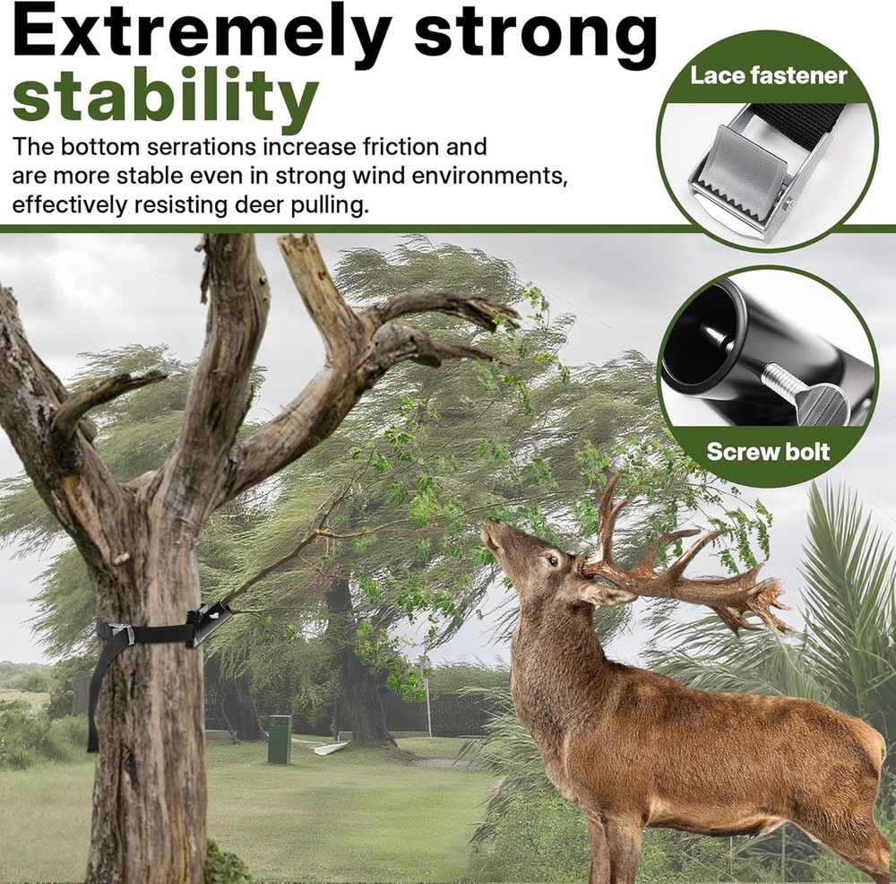 Licking Stick Mock Scrape Kit Deer Hunting Licking Branch System Mount Kit, Tree
