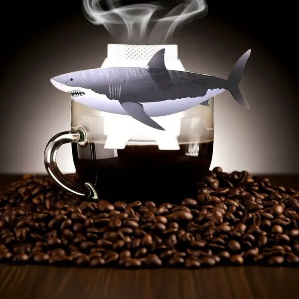 Great White Shark Drip Coffee