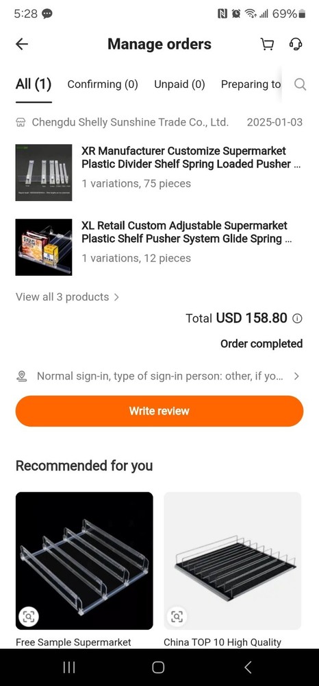 Store Merchandise Shelf Pushers