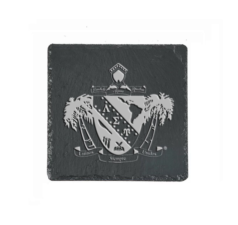 Lambda Sigma Upsilon Fraternity Slate Coaster