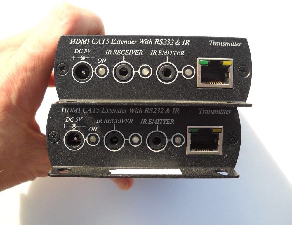 Aurora ASP-CATX1VS Transmitter Lot (2) HDMI CAT5 Extenders