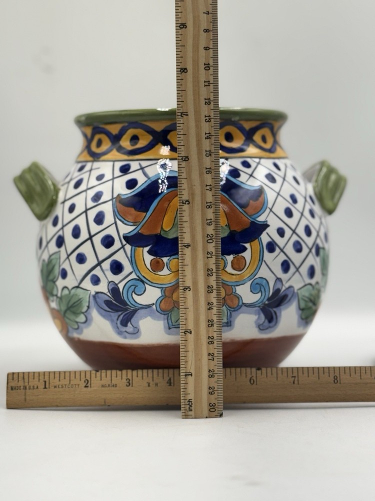 Hand Painted Decorative Cookie Jar, 9x9