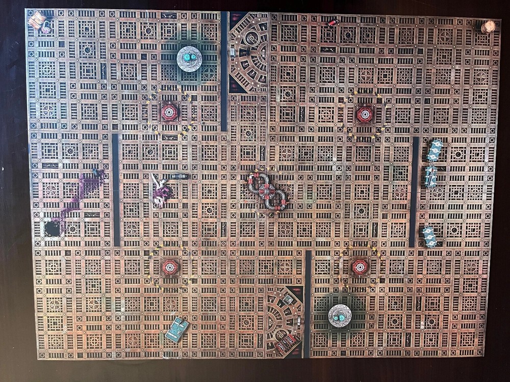 Double sided warhammer board 30x22 kill team space marine