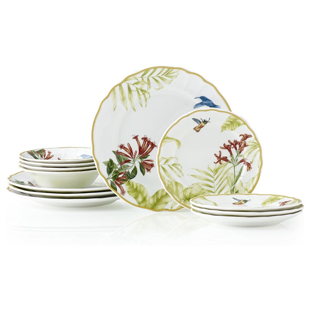 Noritake Hummingbird Meadow Dinner Set 12pce