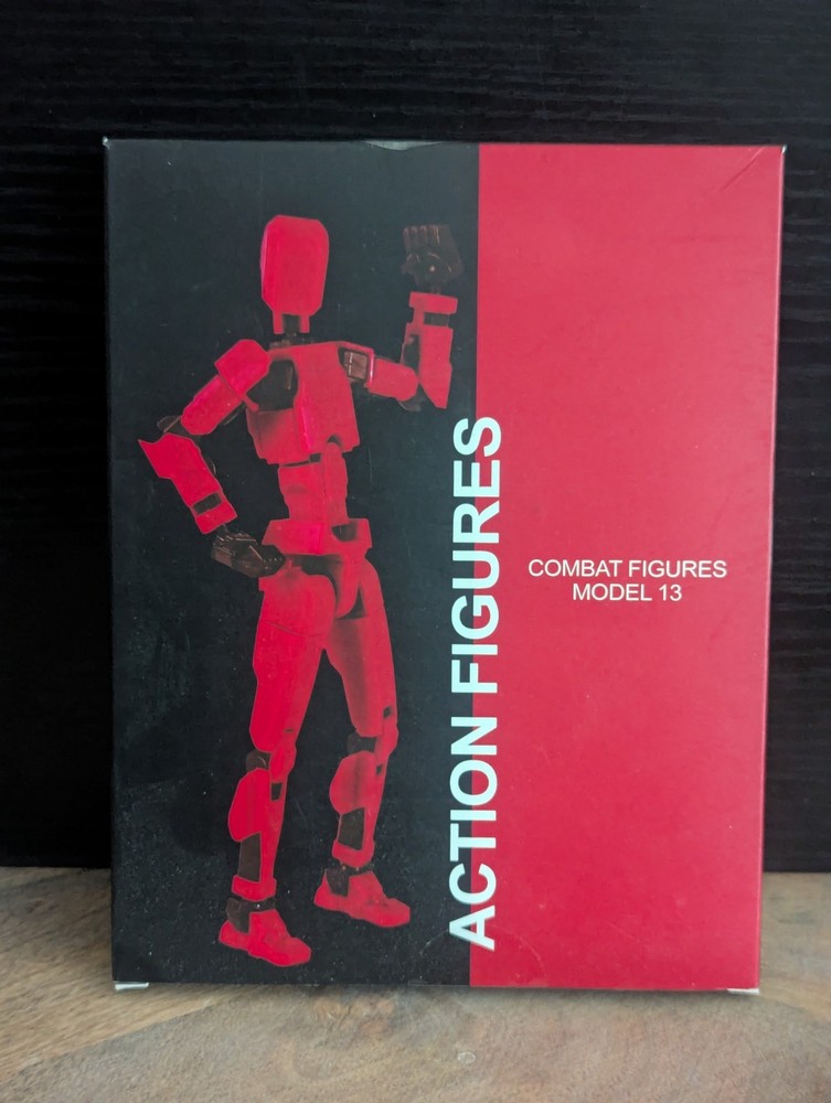 Rolling Art Model 13 Red Action Figure 5.7" Multi-Jointed Movable NEW