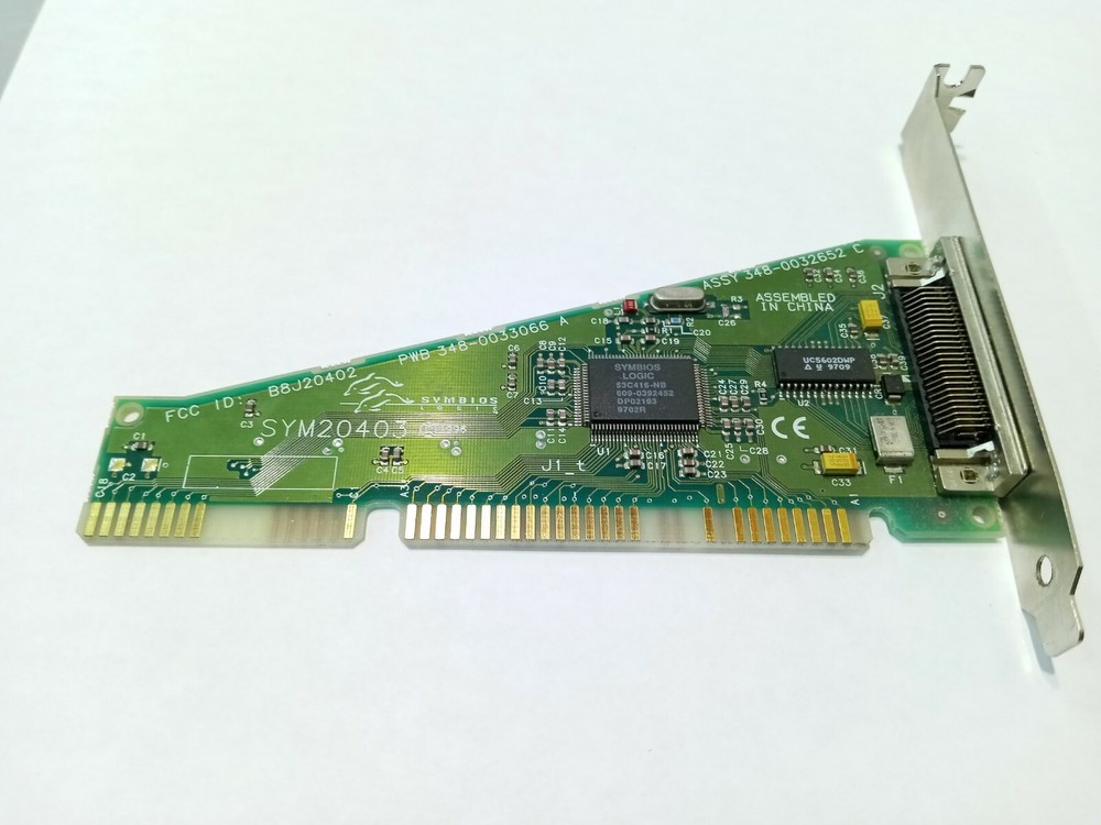 Vintage Symbios SYM20403 SCSI Interface 16-bit ISA Card