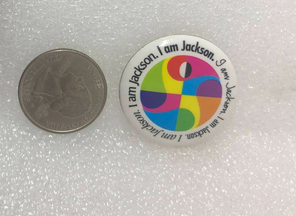 I Am Jackson Button Pin
