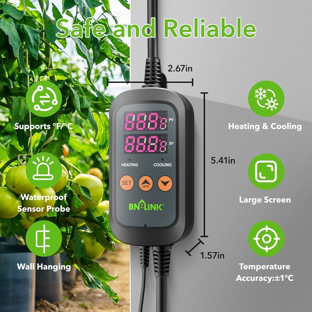 Precision Temperature Controller for Aquariums, Homebrew, and Seed Germination