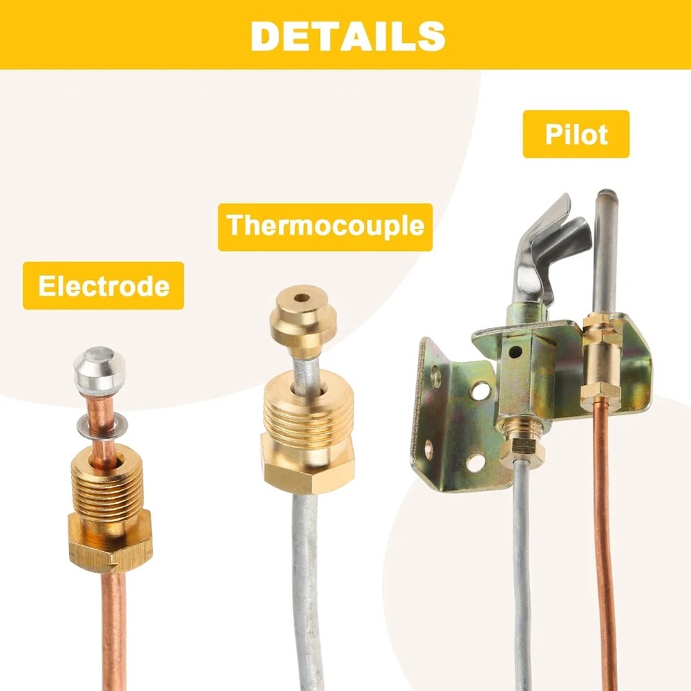 Universal Pilot Assembly 24-Inch Propane Gas Furnaces Boilers Water Heaters 3X