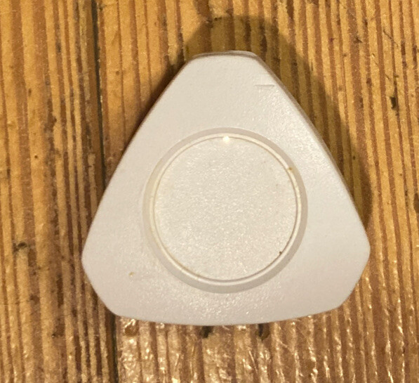 CTC Pasta Express Maker Model X2000 Part, Triangle Shaped Knob Front Plate Beige