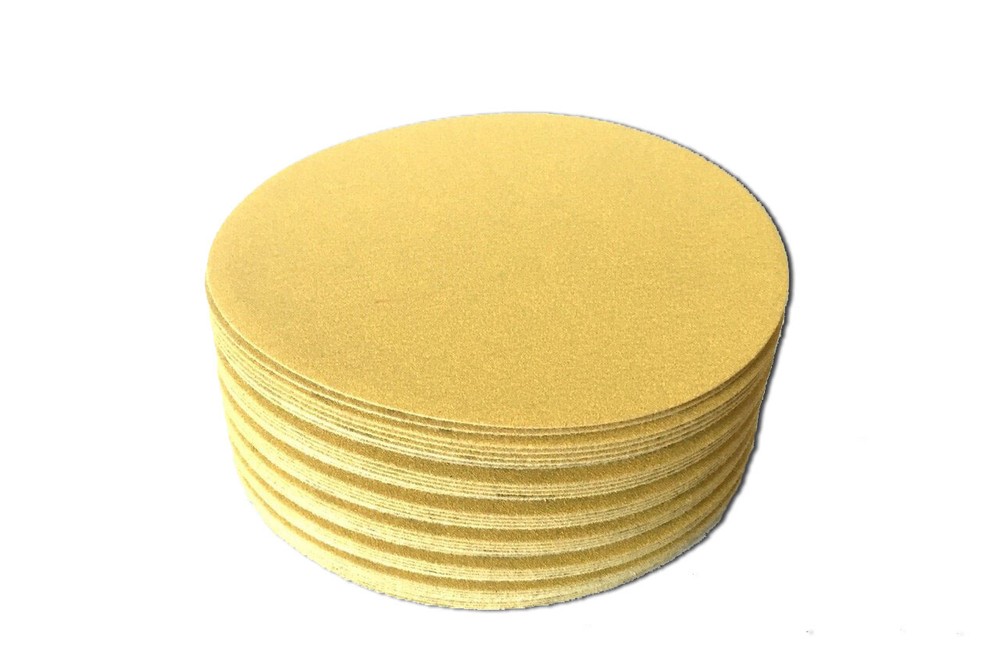 Starcke Premium 6 Inch Gold Hook and Loop Grip Sanding Discs