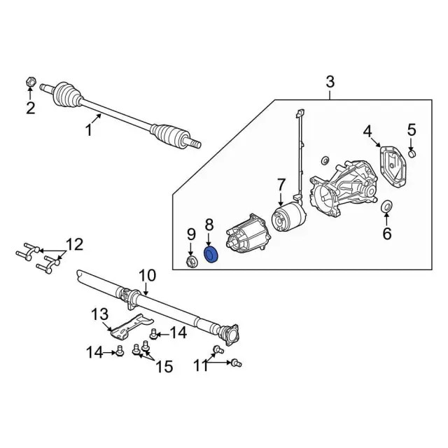 Genuine Ford Seal 5L8Z-4B416-AA