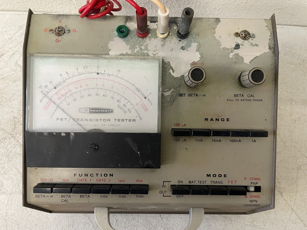 Heathkit FET / Transistor Tester IT-121 Vintage Untested