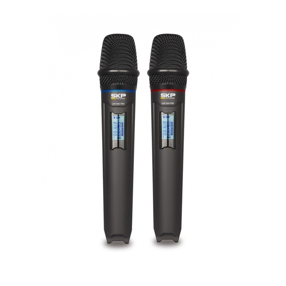 SKP Audio UHF-600 Pro Digital Wireless Vocal - Dual Handheld Microphone System
