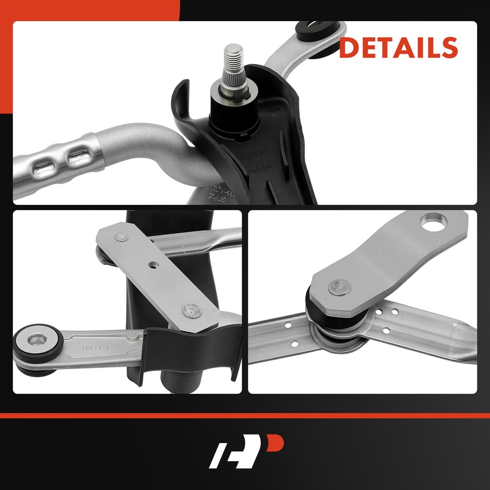 A-Premium Front Side Windshield Wiper Linkage with Hardware for Mazda 3 14-18