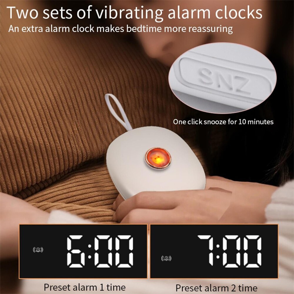 Silent Vibration Alarm Clock Students Wake Up Strong Wake LED Digital Clock