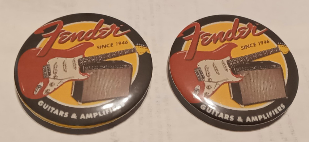 FENDER GUITAR/AMP PINBACK BUTTON