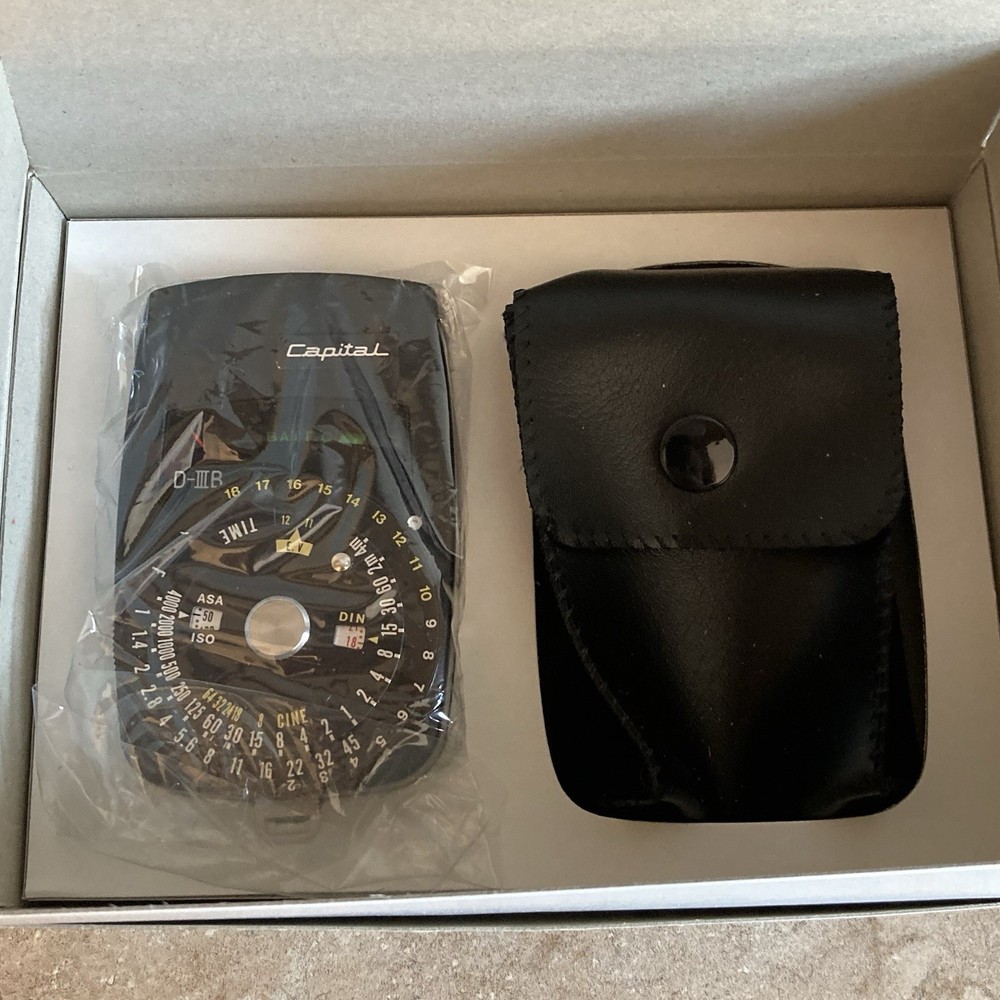 CAPITAL D-3B Incident & Reflected Light Reading CDS Exposure Meter + Case
