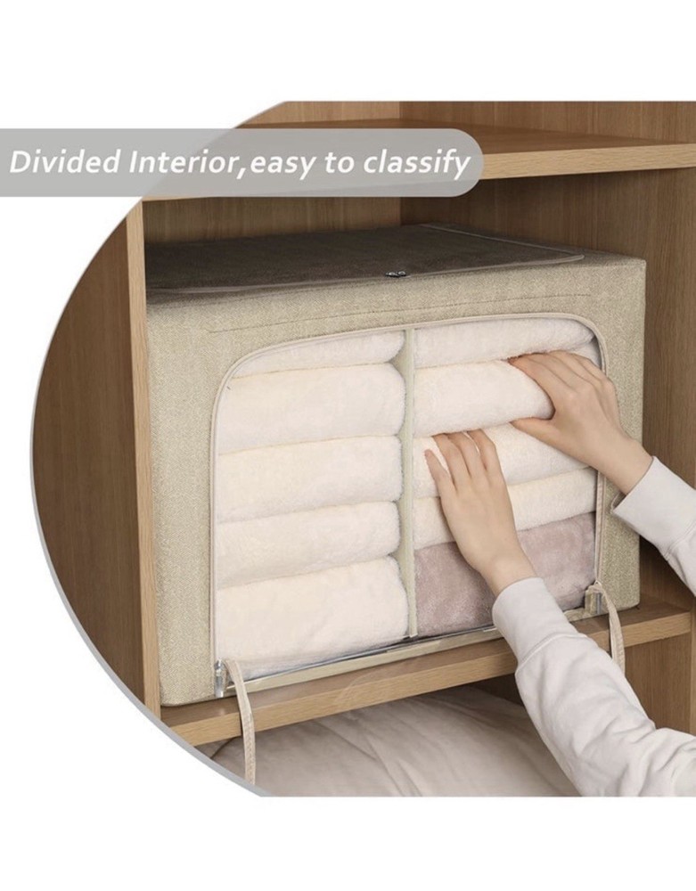 Foldable Clothes Storage Bins 2 Pack