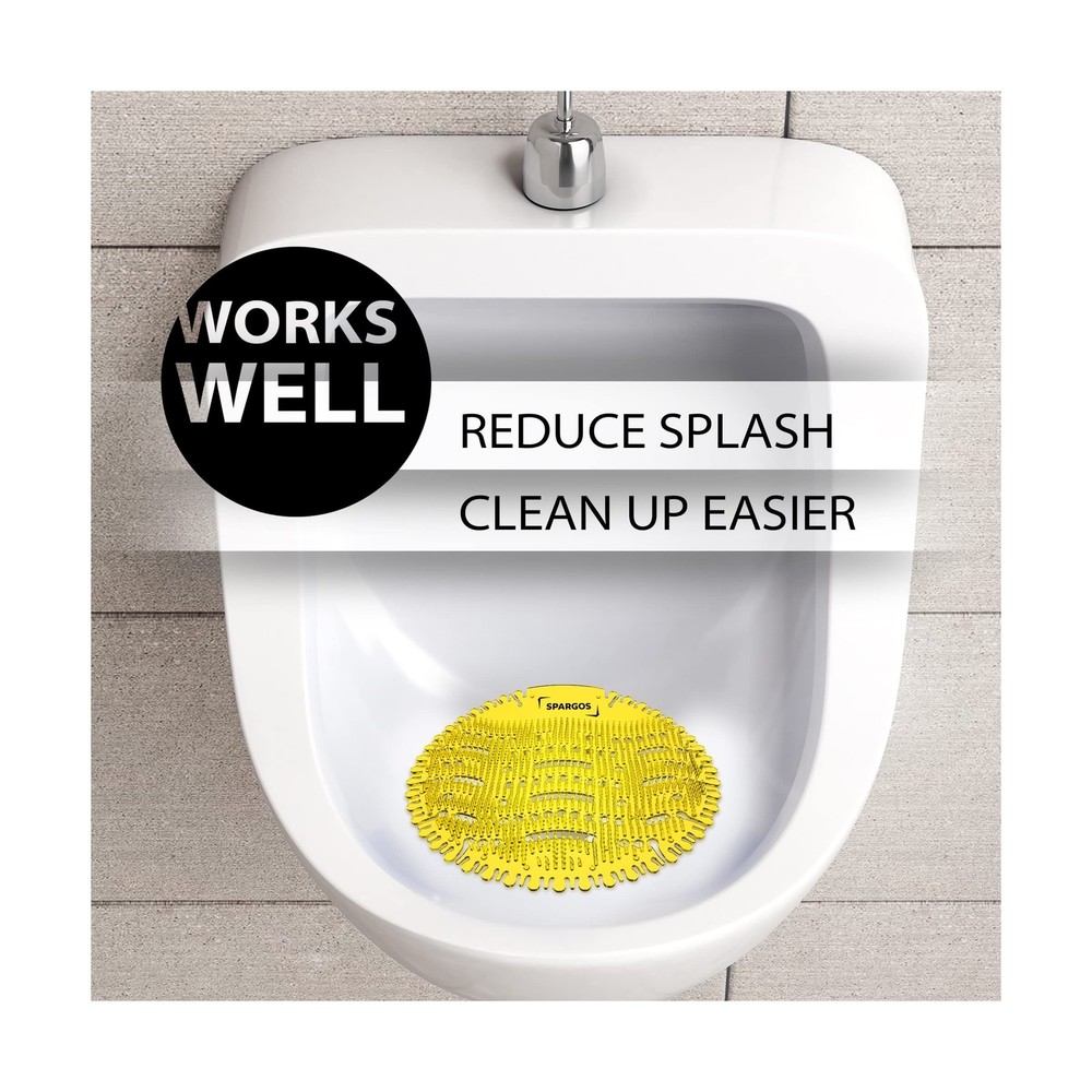 Urinal Screen Deodorizer (36 Pack) - Urinal Cakes - Fresh 3d Wave Anti-Splash...