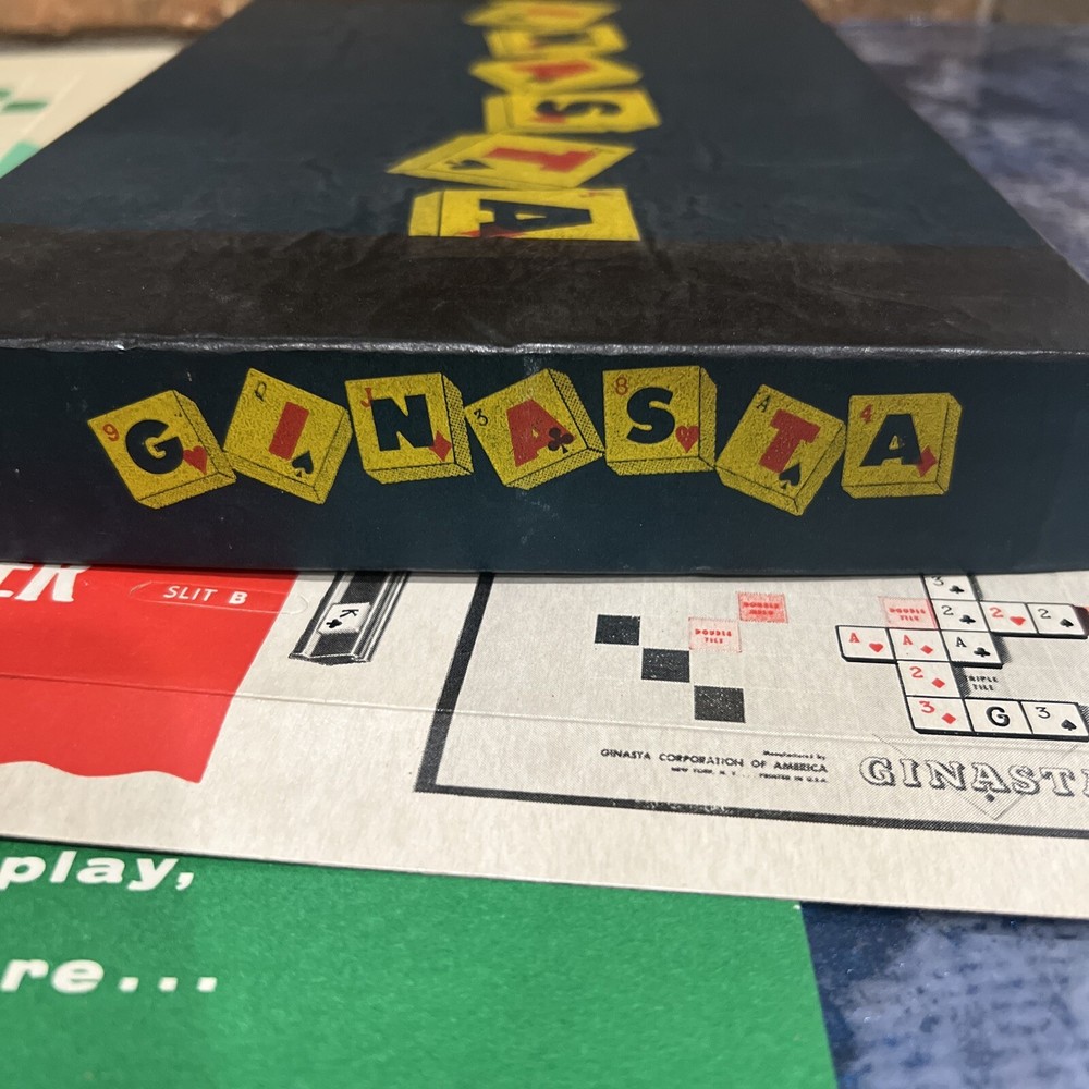 Vintage Ginasta 1954 Card Tile Board Game Complete