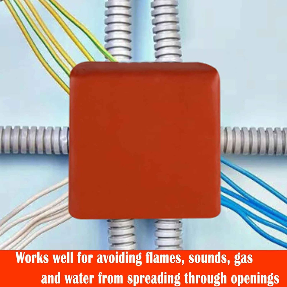 24 Pack Fire Putty Pads - Moldable Fire Barrier for Electrical Sockets & Opening