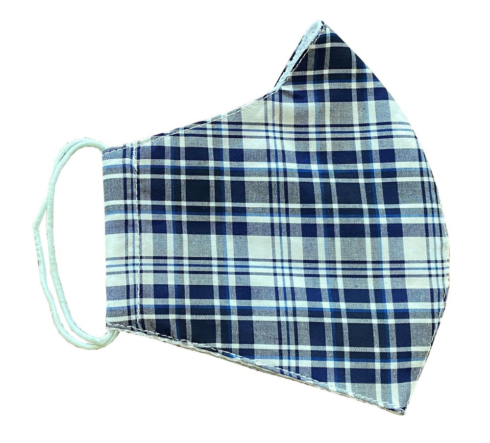 Face Mask - Reusable Washable Breathable Cotton Three Layer Made In USA