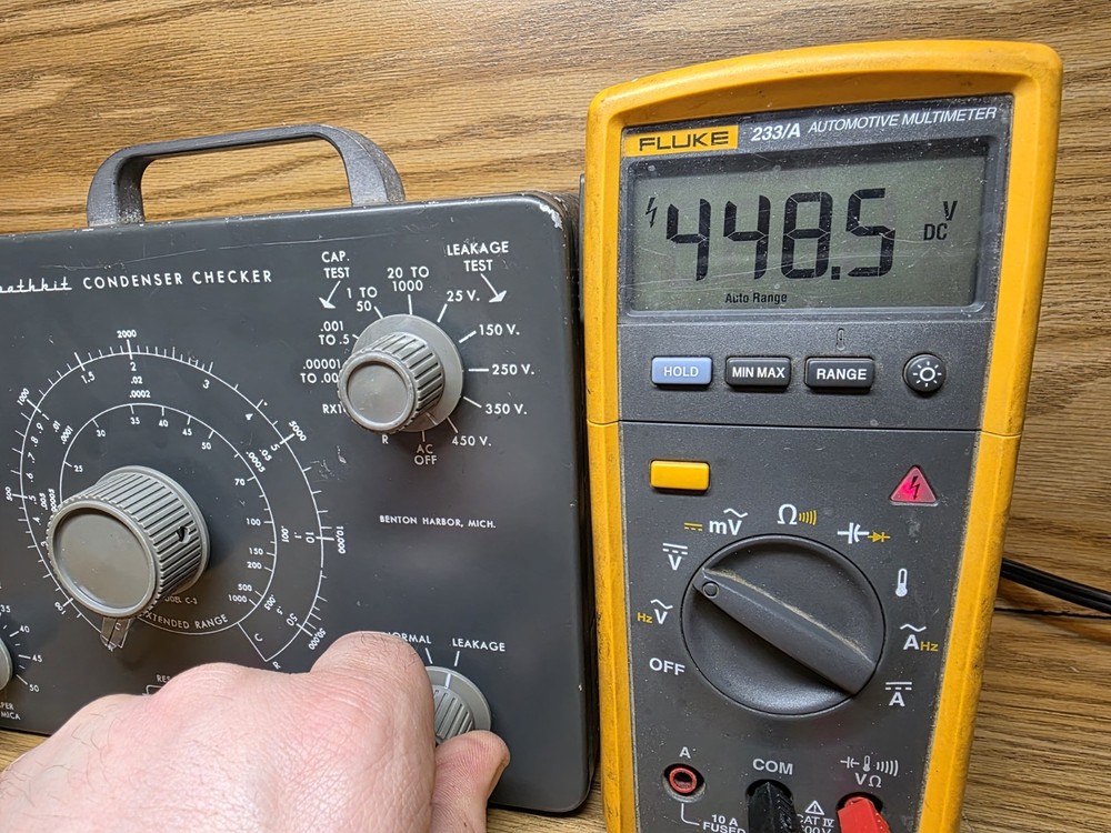 Heathkit C-3 Capacitor Tester Condenser Checker