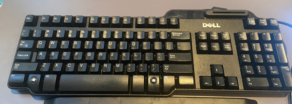 Dell USB Wired Smart Card Reader Black Keyboard  SK-3205