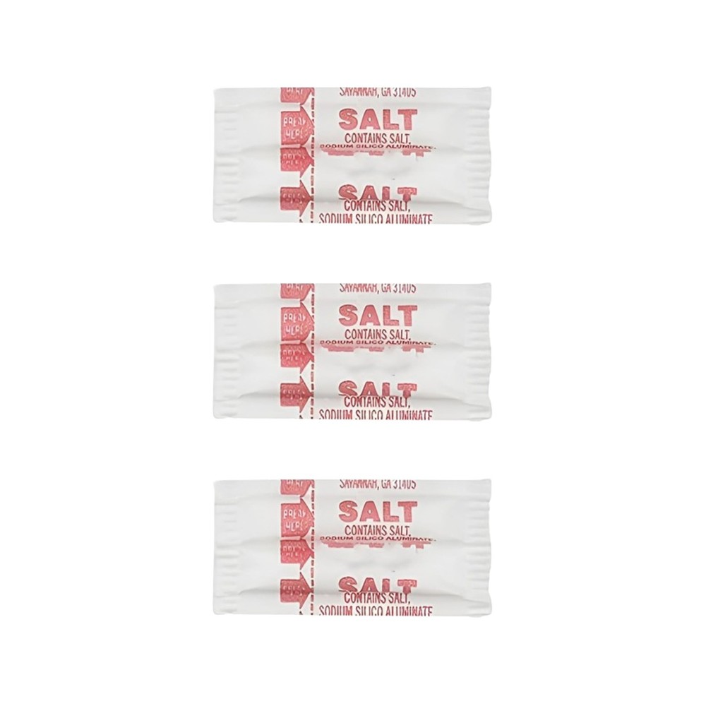 Perfect Stix Iodized Salt Packets  .6 Grams  1000 Packets Packaging may vary.