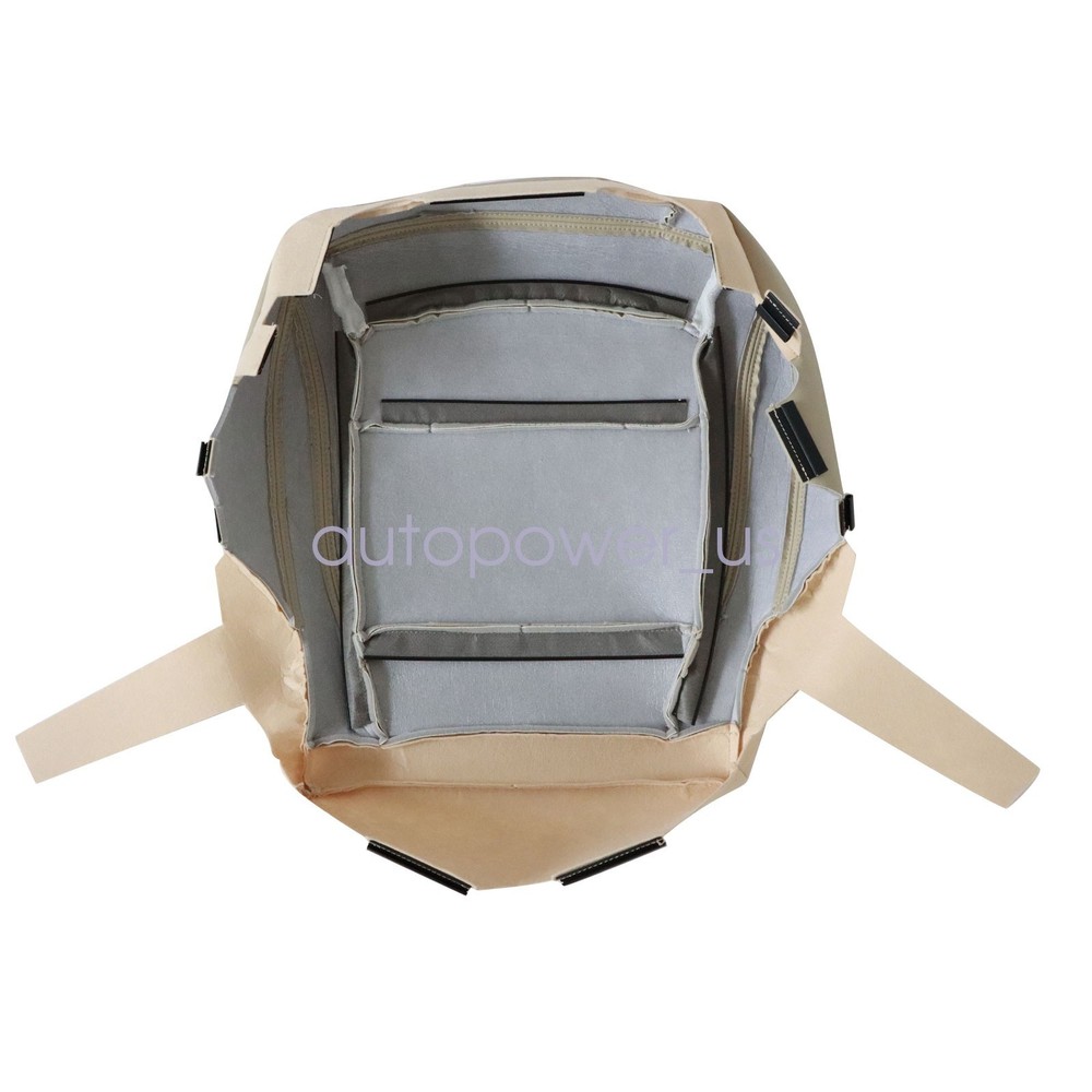 For 2016-2019 Ford Explorer Front Bottom Replacement Perf Leather Seat Cover Tan