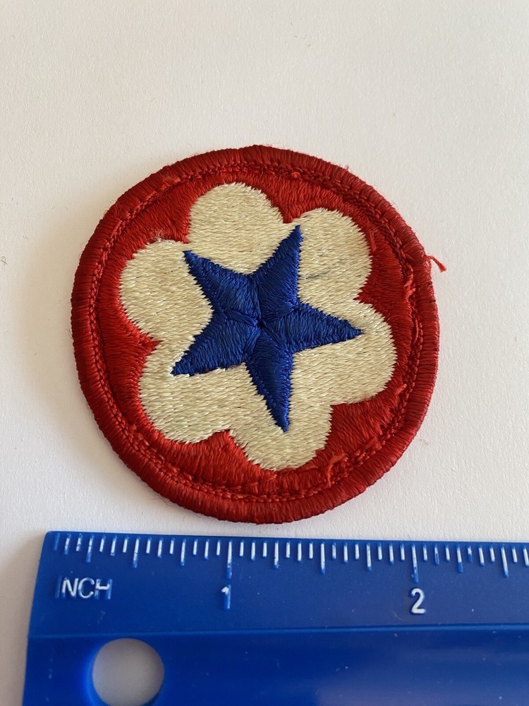 US Army Service Forces Patch Blue Star INV5492