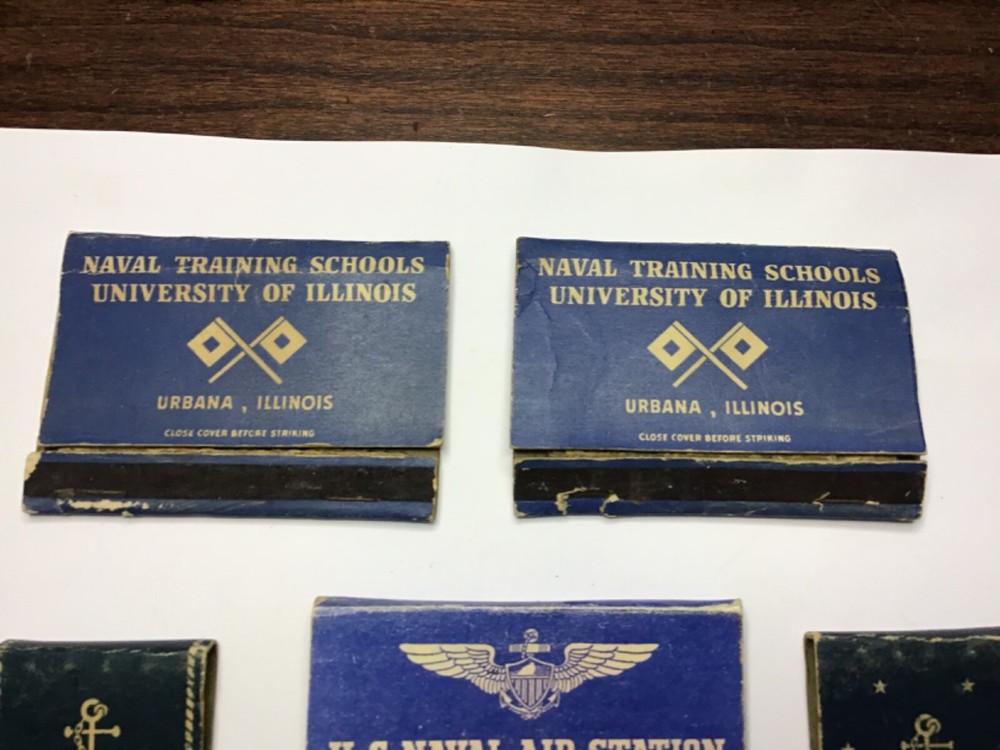 WW2 US Naval Matchbook Covers