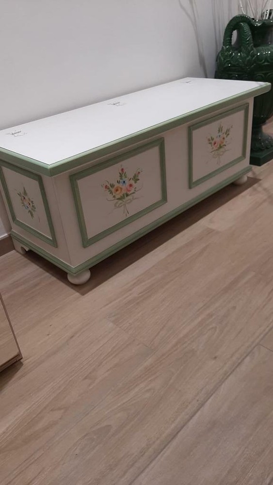 Decorated Chest Container Classic Shabby Chic