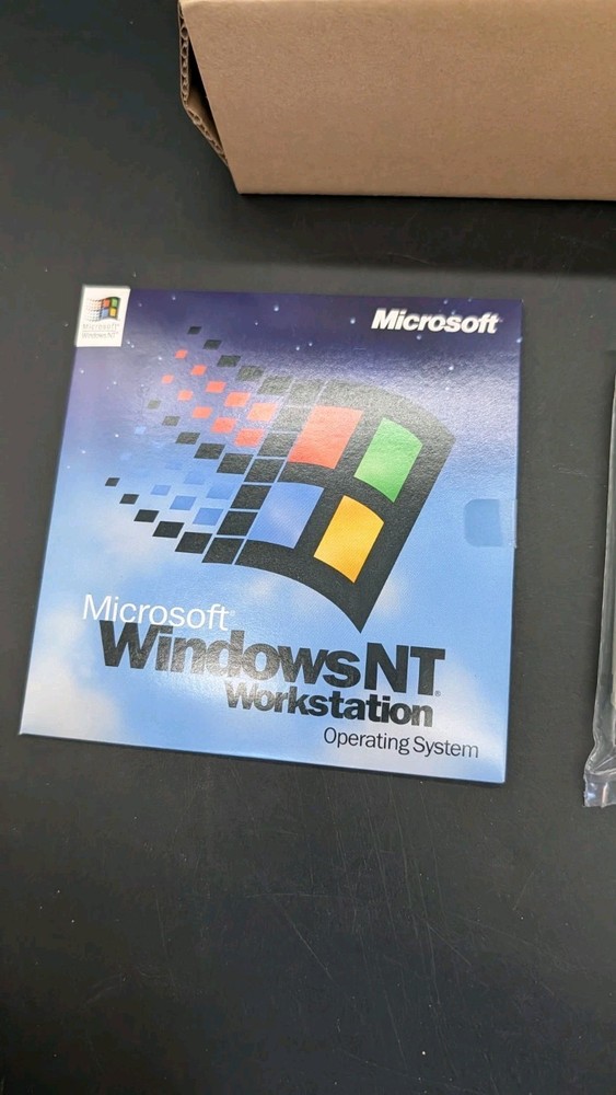 Microsoft Visual Basic 6.0 Professional Incomplete Box Manuals & Windows NT Disc