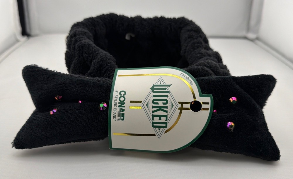 ConAir WICKED Black Headwrap. New