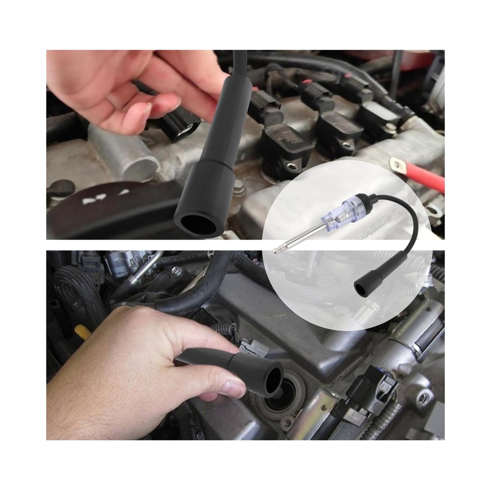 Spark Plug Tester with Indicator Lights,Spark Tester Small Engine for Check I...