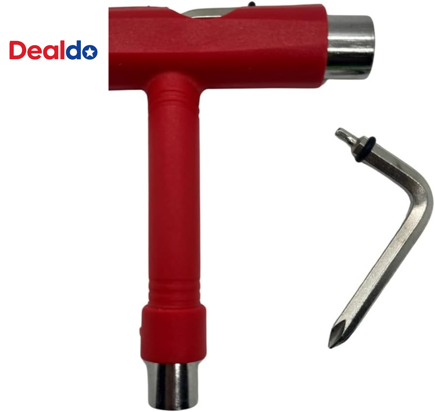 Skate Tool All-In-One - Multi-Function Roller Skate Tool with T-Handle, Allen Ke