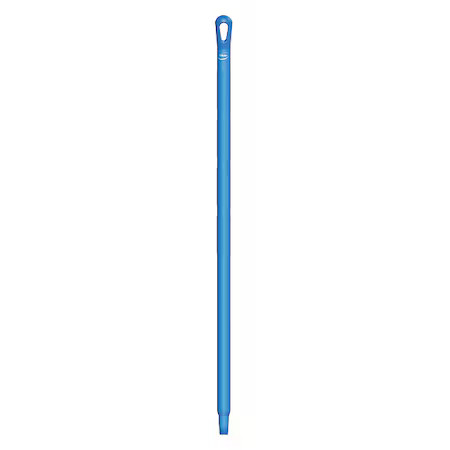 Vikan 29683 Color Coded Handle, 1 1/4 In Dia, Blue, Polypropylene