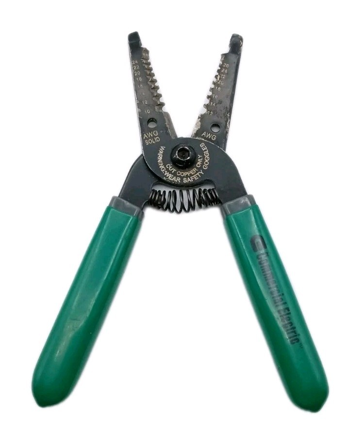 Commercial Electric Wire Strippers With Cutter Solid or Stranded Wire