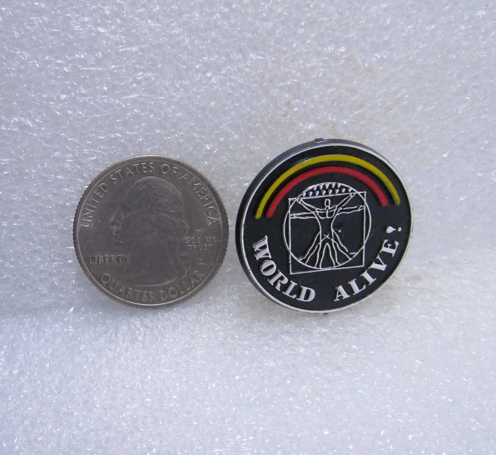 World Alive! Plastic Pin