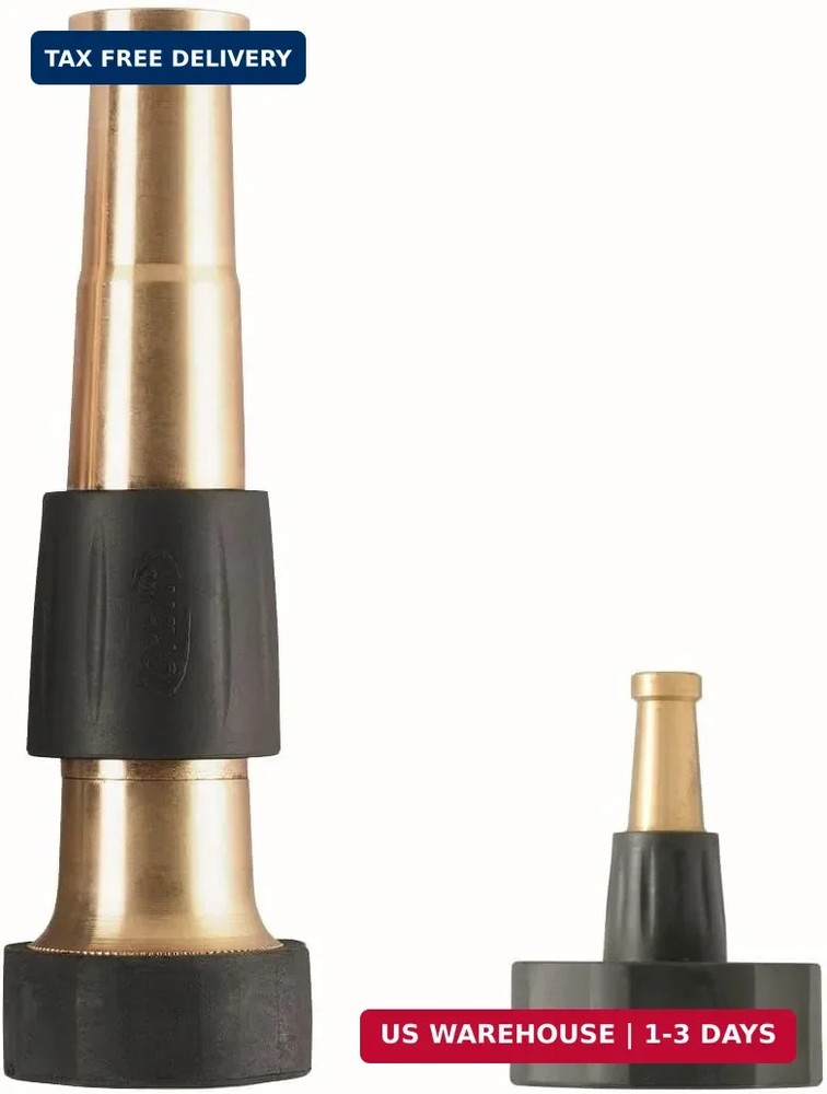 Orbit 26809 5" Brass Adjustable Nozzle and Sweeper Nozzle Dual Pack