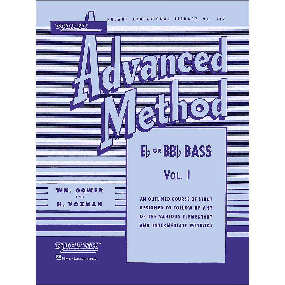 Hal Leonard Rubank Advanced E Flat BB-Flat Bass Vol1