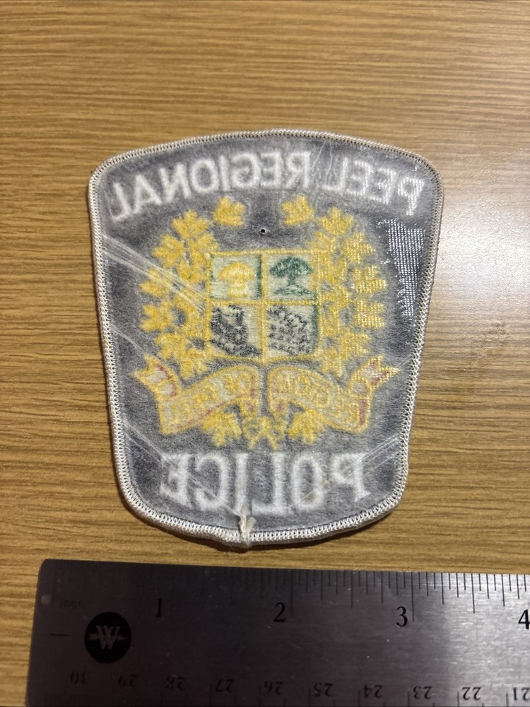 Peel Regional Canada Police Patch