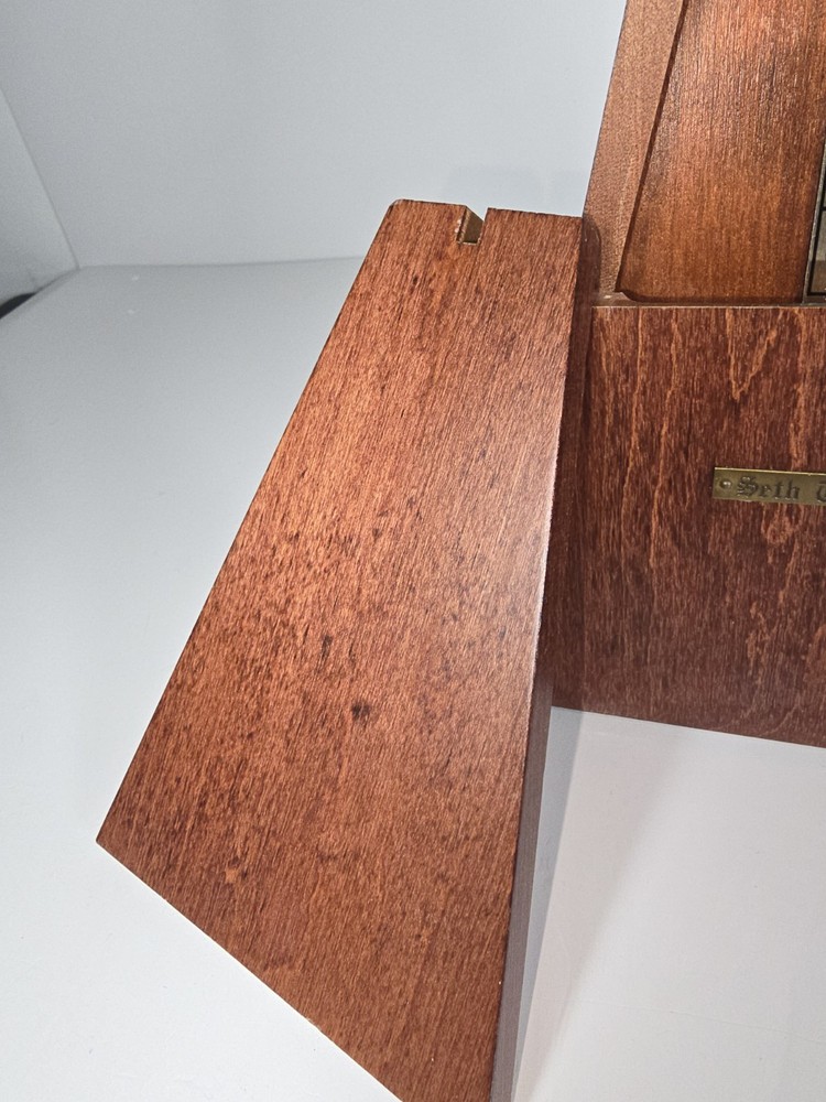 Seth Thomas Metronome Rhythm Windup Pyramid EUC