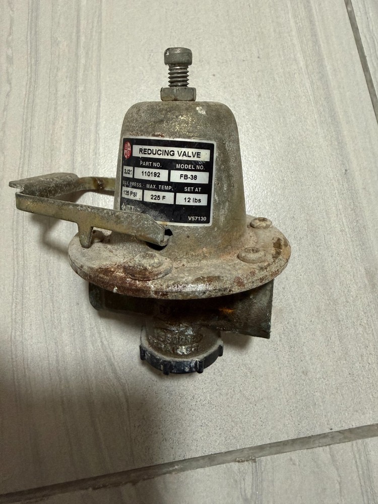 Bell & Gossett 110192LF FB-38 Pressure Reducing Valve 1/2" Lead Free.