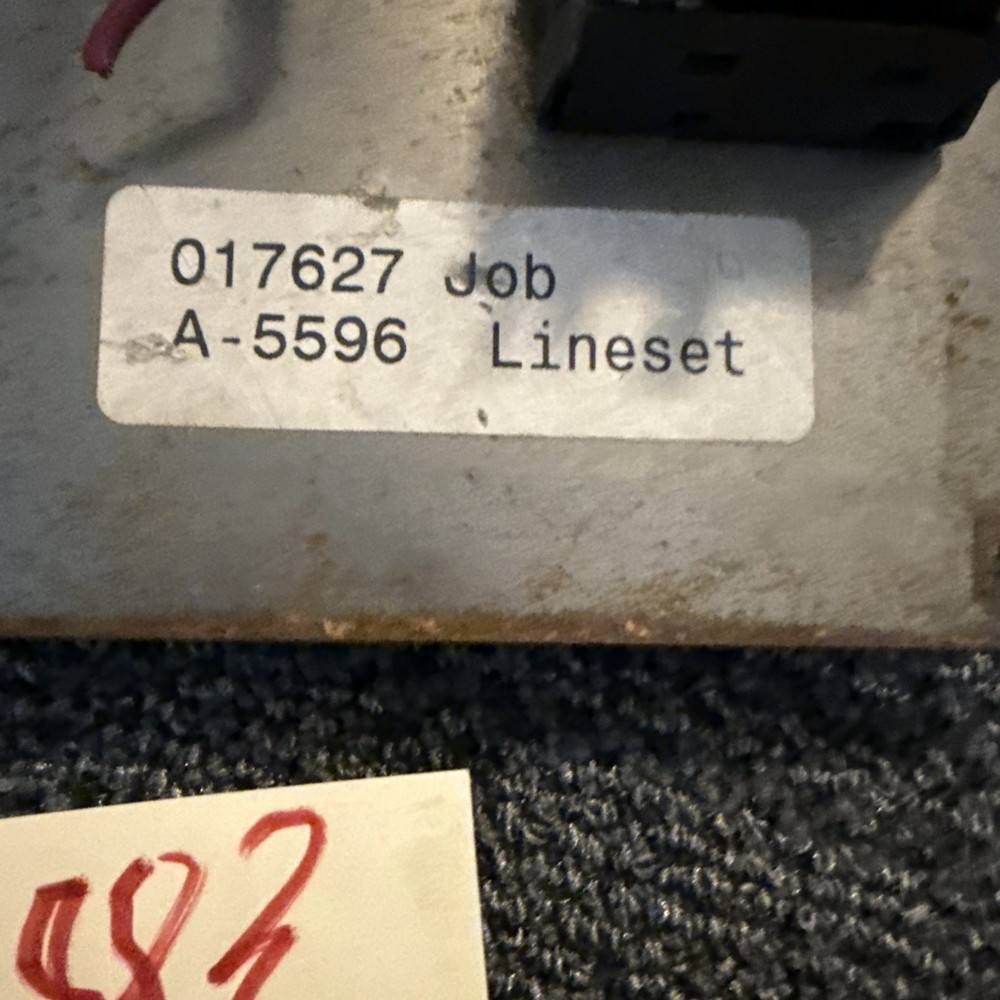 International 9400 SWITCH Dash Panel - P/N: 017627, A-5596